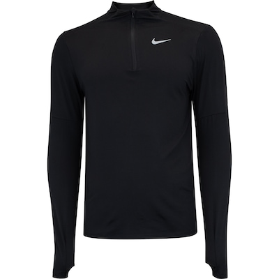 Camiseta Nike Manga Longa Dri-fit Element Top Half Zip - Foto 1
