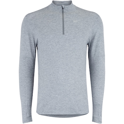 Camiseta Nike Manga Longa Dri-fit Element Top Half Zip - Foto 1