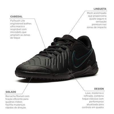 Chuteira Futsal Nike Tiempo Legend 10 Academy Adulto - Foto 3