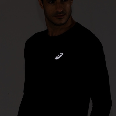 Camiseta Masculina ASICS Manga Longa Leve com Proteção UV - Foto 3