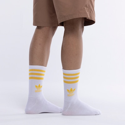 Kit de Meias adidas Originals Cano Alto Mid Crew Adulto - Foto 3