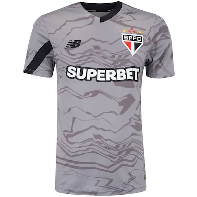 Camisa de Goleiro do São Paulo 24 New Balance Masculina - Foto 1