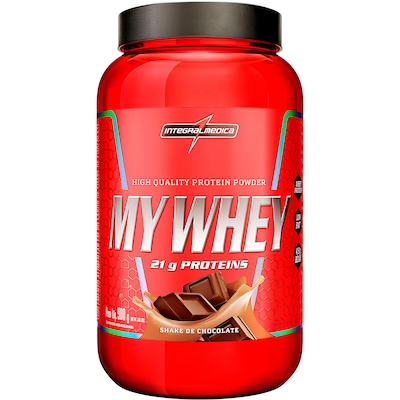 Whey Protein Integralmédica Shake de Chocolate 900g - Foto 1