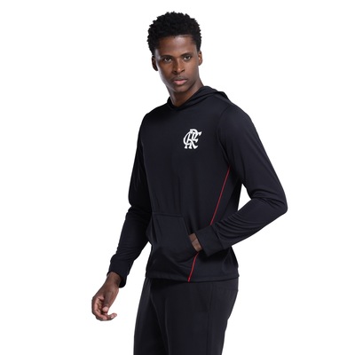 Blusão do Flamengo Braziline Masculino com Capuz Rain - Foto 2
