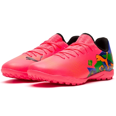 Chuteira Society Neymar Júnior Puma Future 7 Play Adulto - Foto 2
