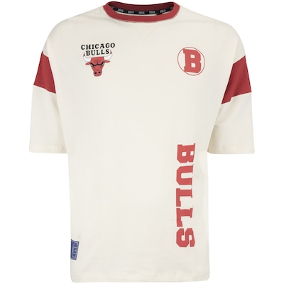 Camiseta Chicago Bulls NBA Masculina RIB Sleeve - Foto 1