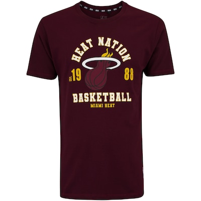 Camiseta do Miami Heat NBA Masculina Town N0321 - Foto 1