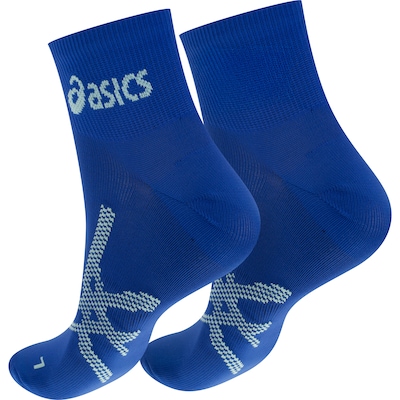 Kit 3 Pares de Meias Cano Médio  Quarter Tamanho 39-44 ASICS Adulto - Foto 2