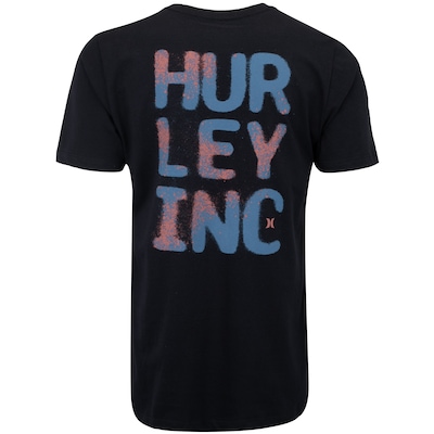 Camiseta Masculina Hurley Manga Curta Silk Noise - Foto 3