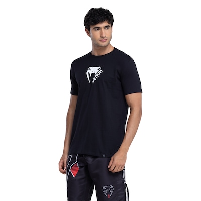Camiseta Masculina Venum Manga Curta Basic Light Dark - Foto 2