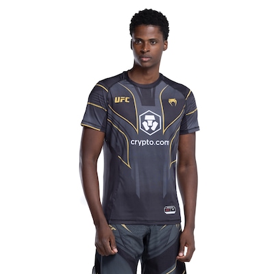 Camiseta Masculina UFC Venum Manga Curta Fight Night Walkout - Foto 2