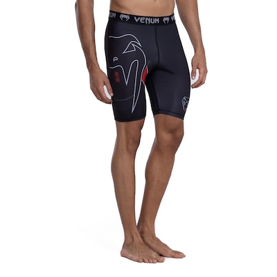 Bermuda de Compressão Masculina Venum Black Belt Dark - Foto 2
