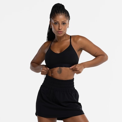 Top Fitness com Bojo Nike Baixa Sustentação Dri-Fit Indy SPT BRA - Foto 5