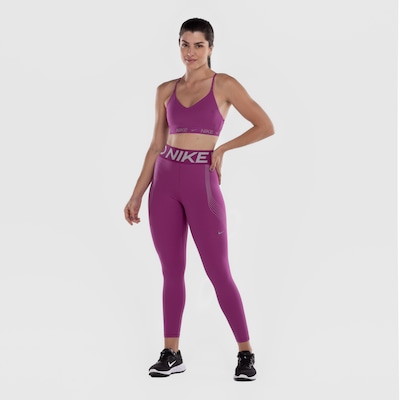 Top Fitness com Bojo Nike Baixa Sustentação Dri-Fit Indy SPT BRA - Foto 4