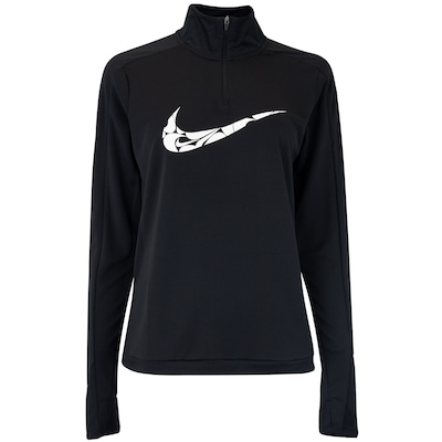 Camiseta Feminina Nike Manga Longa Dri-fit Swoosh Hyper Half-Zip - Foto 1