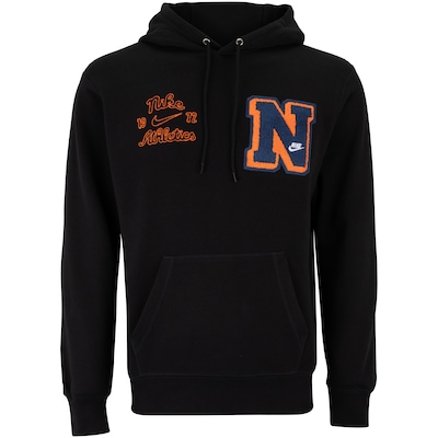 Blusão Masculino Nike com Capuz Club Pullover Hoodie Varsity - Foto 6