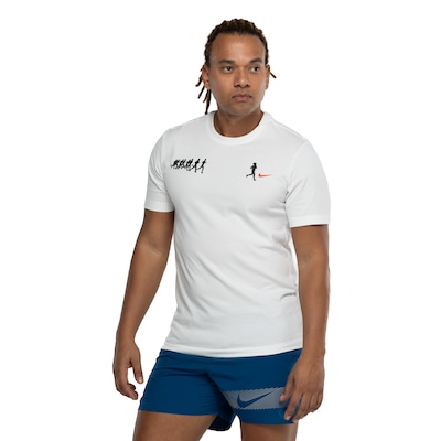 Camiseta Masculina Nike Manga Curta Dri-fit Run Energy - Foto 2