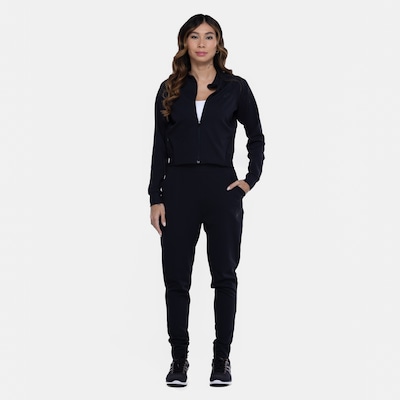 Jaqueta Feminina ASICS Malha Rib Bolso Seguro - Foto 4