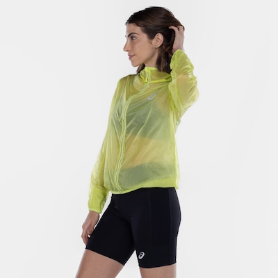 Jaqueta Corta-Vento Feminina ASICS Repelente à Água com Capuz Toyama - Foto 5