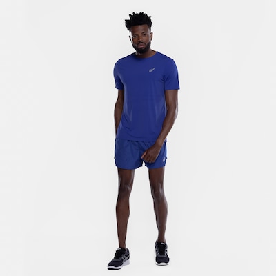 Camiseta Masculina ASICS Manga Curta Selada Respirável - Foto 4