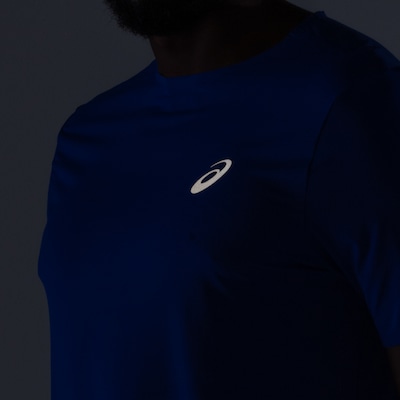 Camiseta Masculina ASICS Manga Curta Selada Respirável - Foto 5