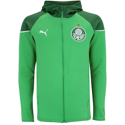 Jaqueta do Palmeiras 24 Puma Masculina com Capuz Torcedor Hooded - Foto 1