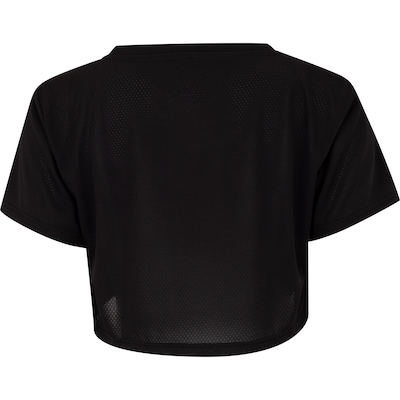 Blusa Cropped Feminina Fit Dance Manga Curta - Foto 2