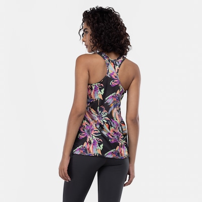 Camiseta Regata Feminina Oxer Alça Fina Floral Maxi II - Foto 3