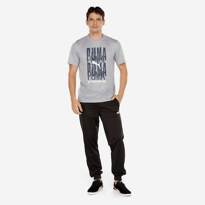 Camiseta Masculina Puma Manga Curta Graphic Emblem Tee - Foto 4