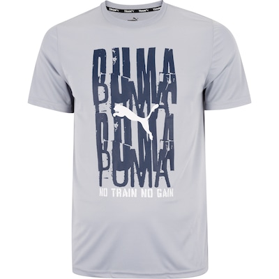 Camiseta Masculina Puma Manga Curta Graphic Emblem Tee - Foto 5