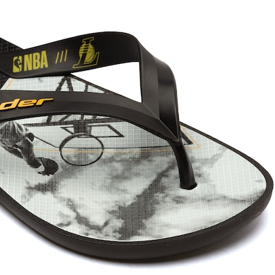 Chinelo Grendene Rider NBA Chicago Bulls Feel Dedo Adulto - Foto 6