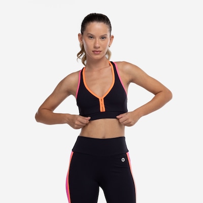 Top Fitness com Bojo Removível Vestem Alta Sustentação Sabina Adulto - Foto 5