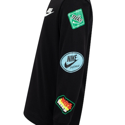 Camiseta Infantil Nike Manga Longa Retrô Sticker LS - Foto 3