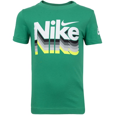 Camiseta Infantil Nike Manga Curta Retrô Fader SS - Foto 1