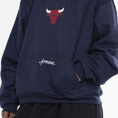 Blusa de Moletom do Chicago Bulls Approve NBA com Capuz Oversized - Foto 3