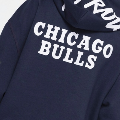 Blusa de Moletom do Chicago Bulls Approve NBA com Capuz Oversized - Foto 4