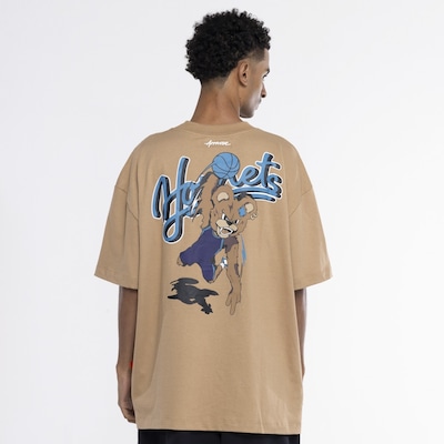 Camiseta do Charlotte Hornets Approve NBA Bear Manga Curta - Foto 5