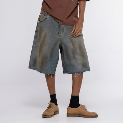 Bermuda Piet Dirty Wash Denim - Foto 3