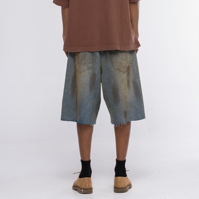 Bermuda Piet Dirty Wash Denim - Foto 5