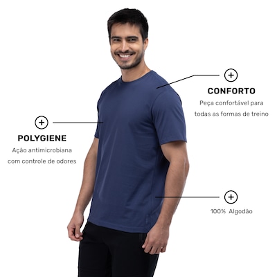 Kit de Camisetas Masculina Oxer Antiodor 3 Unidades - Foto 3