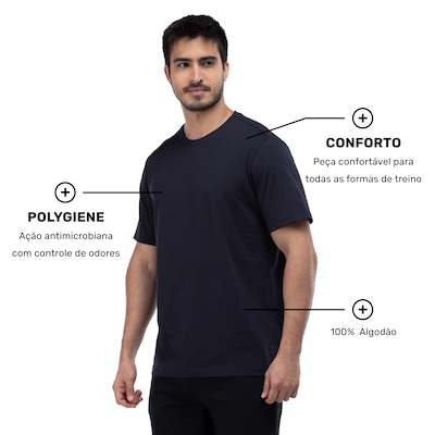 Kit de Camisetas Masculina Oxer Antiodor 3 Unidades - Foto 4