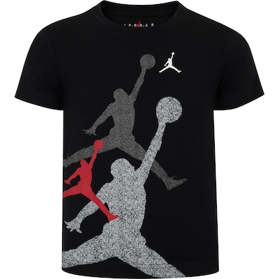 Camiseta Infantil Jordan Nike Gradient Stacked Jupman - Foto 1