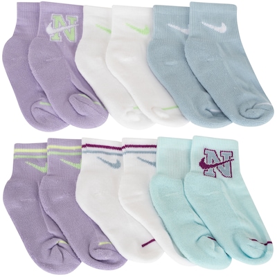 Kit de Meias Nike Ankle Quarter com 6 Pares Infantil - Foto 1
