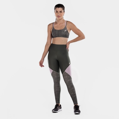 Top Fitness sem Bojo ASICS Baixa Sustentação Dupla Face Shibori Adulto - Foto 5