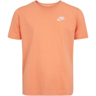 Camiseta Juvenil Nike Manga Curta Sportswear Embroidered Future - Foto 1