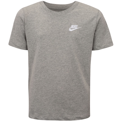 Camiseta Juvenil Nike Manga Curta Sportswear Embroidered Future - Foto 1