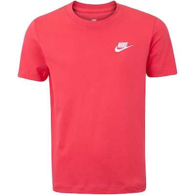 Camiseta Juvenil Nike Manga Curta Sportswear Embroidered Future - Foto 1