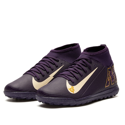 Chuteira Society Nike Mercurial Superfly 10 Club KM Júnior - Foto 2