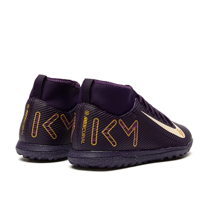 Chuteira Society Nike Mercurial Superfly 10 Club KM Júnior - Foto 4