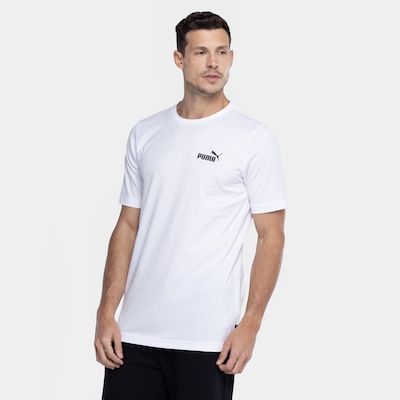 Camiseta Masculina Puma Manga Curta Small Logo ESS - Foto 5